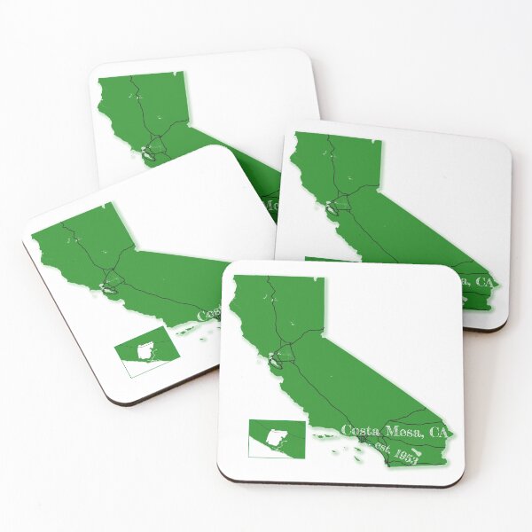 Item preview, Costa Mesa, CA [Green] designed and sold by PhilbonianDezin.
