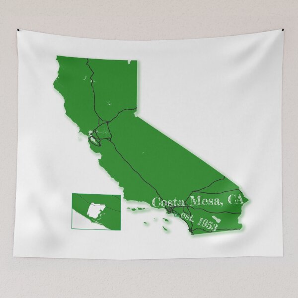 Item preview, Costa Mesa, CA [Green] designed and sold by PhilbonianDezin.