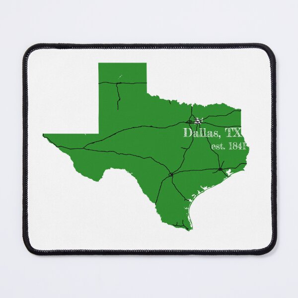Item preview, Dallas, TX [Green] designed and sold by PhilbonianDezin.