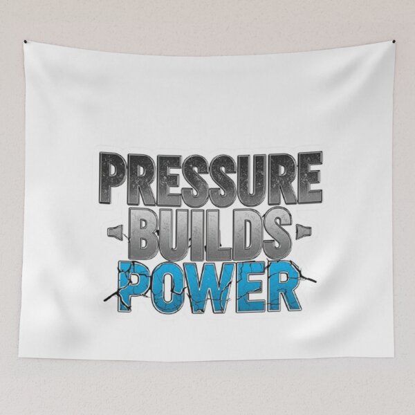 Item preview, Pressure builds power design designed and sold by Motivated Sensei.
