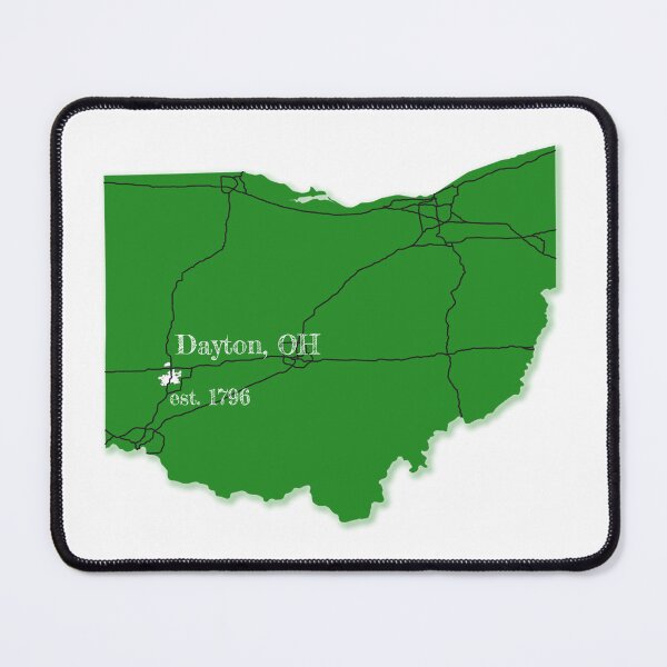 Item preview, Dayton, OH [Green] designed and sold by PhilbonianDezin.