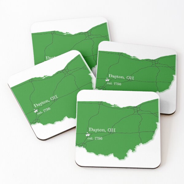 Item preview, Dayton, OH [Green] designed and sold by PhilbonianDezin.