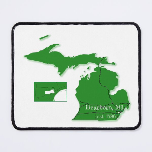 Item preview, Dearborn, MI [Green] designed and sold by PhilbonianDezin.