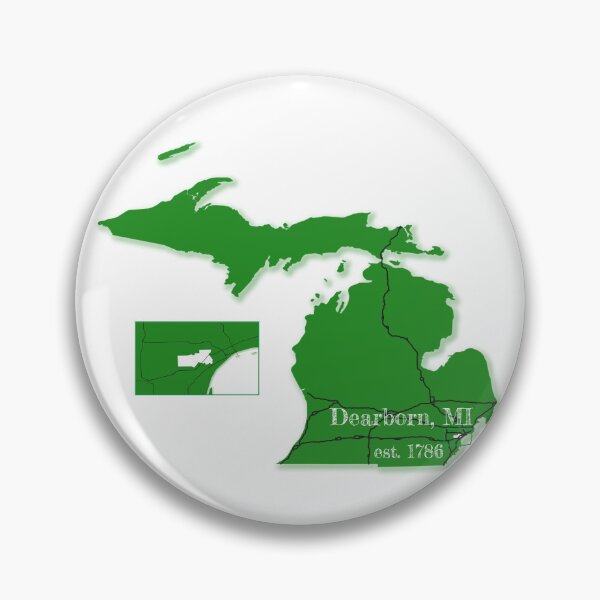Item preview, Dearborn, MI [Green] designed and sold by PhilbonianDezin.