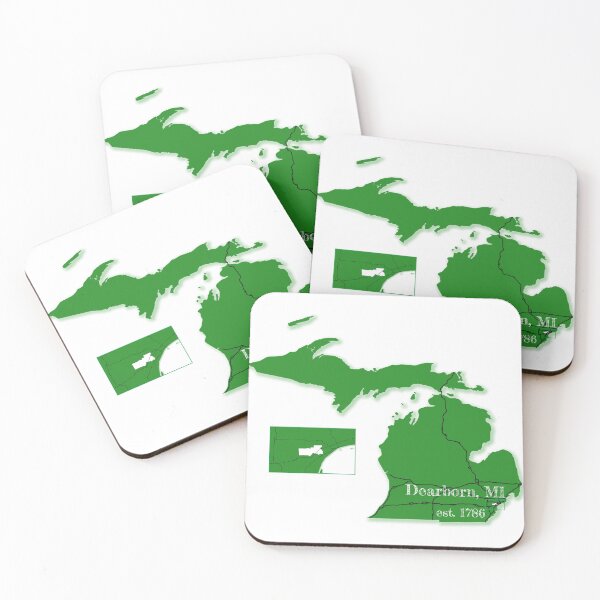 Item preview, Dearborn, MI [Green] designed and sold by PhilbonianDezin.