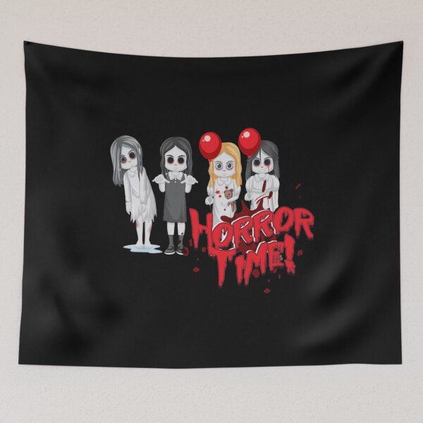 Item preview, Horror Time! Iconic Horror Characters as Cartoons. designed and sold by Goska71.