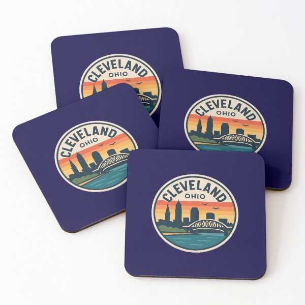 Item preview, Cleveland Ohio designed and sold by Broken Antler Designs .