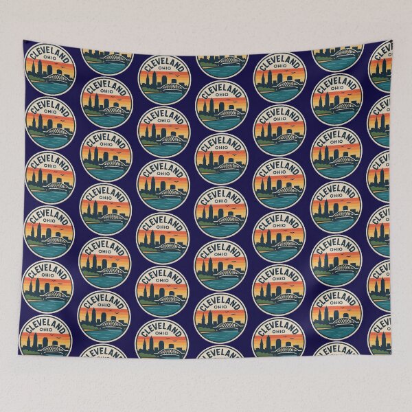 Item preview, Cleveland Ohio designed and sold by Broken Antler Designs .