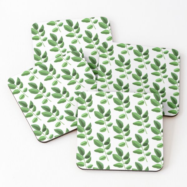 Item preview, vector illustration of green padauk leaves, drawing leaves. (Pterocarpus macrocarpus) designed and sold by MiMee4451.