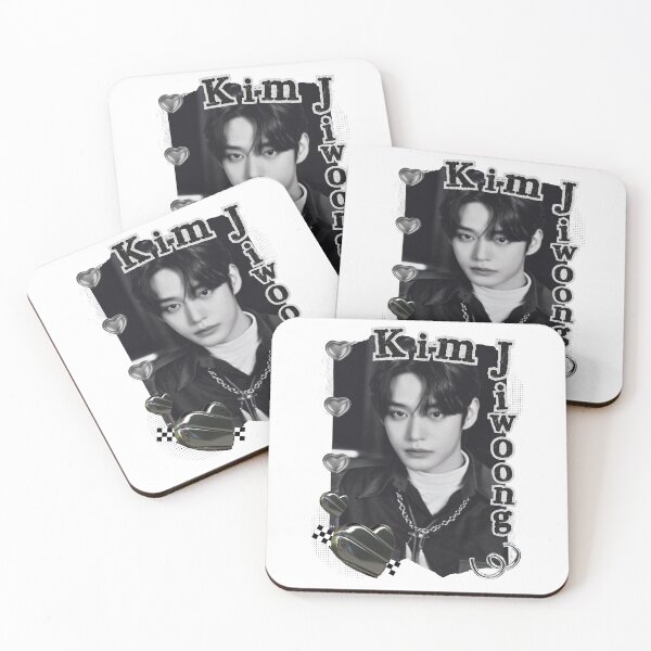 Item preview, Zerobaseone Kim Ji Woong Kpop Solo Artist Black and White Collage Digital Art Portrait designed and sold by AJUNICE STUDIO.