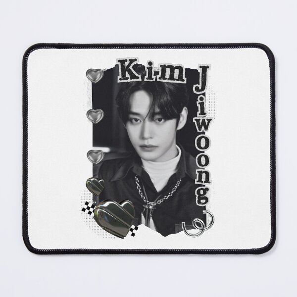 Item preview, Zerobaseone Kim Ji Woong Kpop Solo Artist Black and White Collage Digital Art Portrait designed and sold by AJUNICE STUDIO.