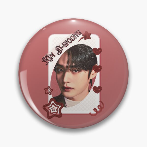 Item preview, Zerobaseone Kim Ji Woong Korean Solo Artist Card Red Aesthetic Collage Design designed and sold by AJUNICE STUDIO.