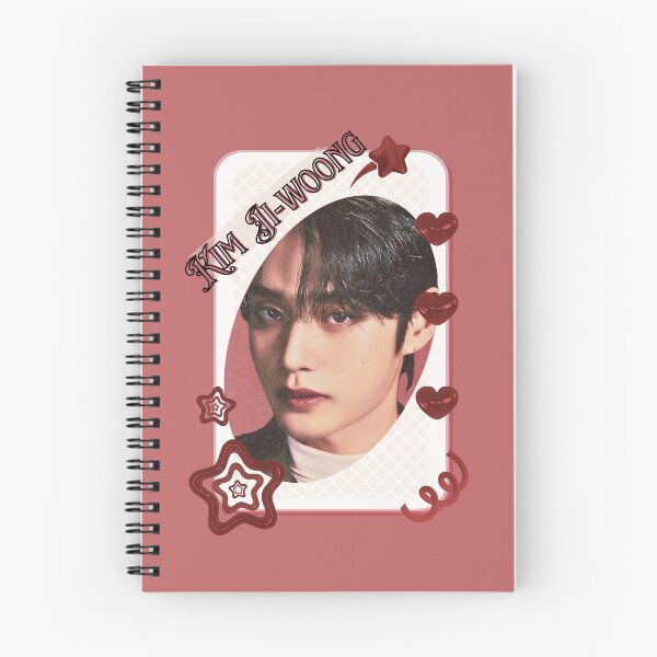 Item preview, Zerobaseone Kim Ji Woong Korean Solo Artist Card Red Aesthetic Collage Design designed and sold by AJUNICE STUDIO.
