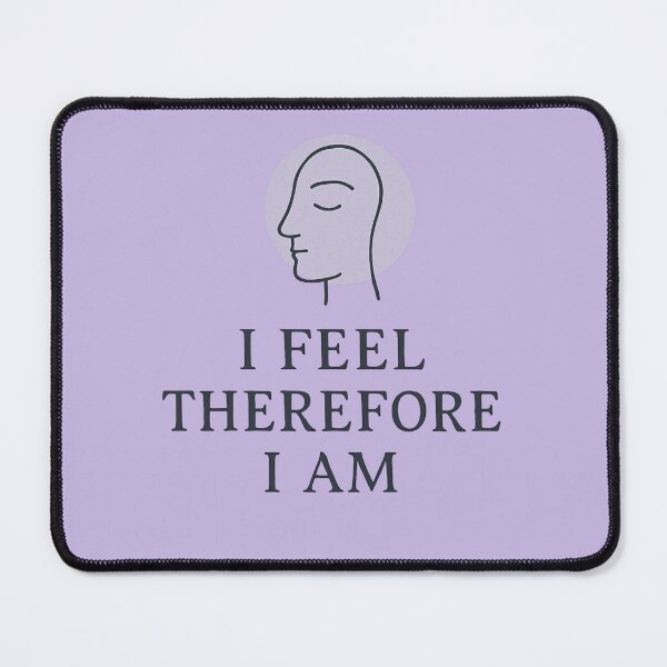 Item preview, I Feel Therefore I Am – Empath Awareness Line Art Design designed and sold by Quiet Power Co..