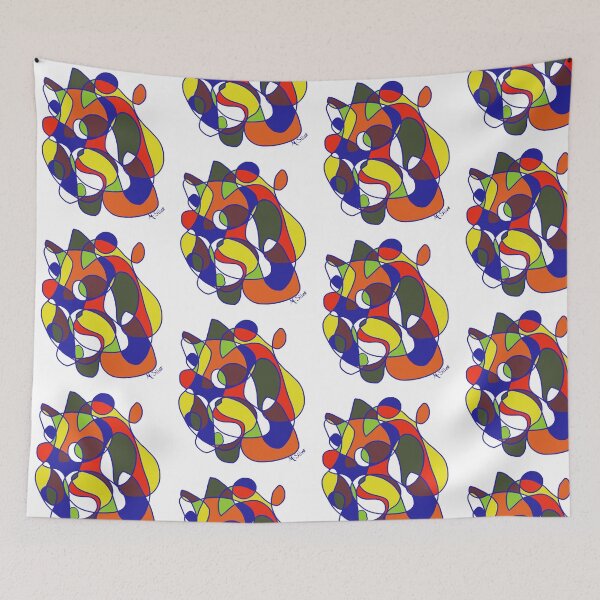 Item preview, Playing with colors and lines designed and sold by Mfashionart.