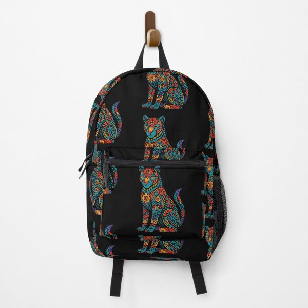 Item preview, Colorful Jaguar Alebrije designed and sold by Ahau Designs.