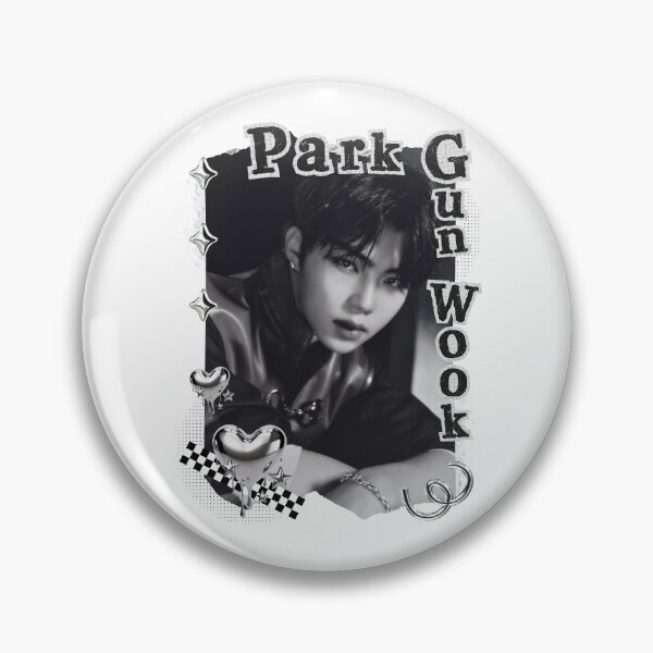 Item preview, Zerobaseone Park Gun Wook Kpop Solo Artist Black and White Collage Digital Art Portrait designed and sold by AJUNICE STUDIO.