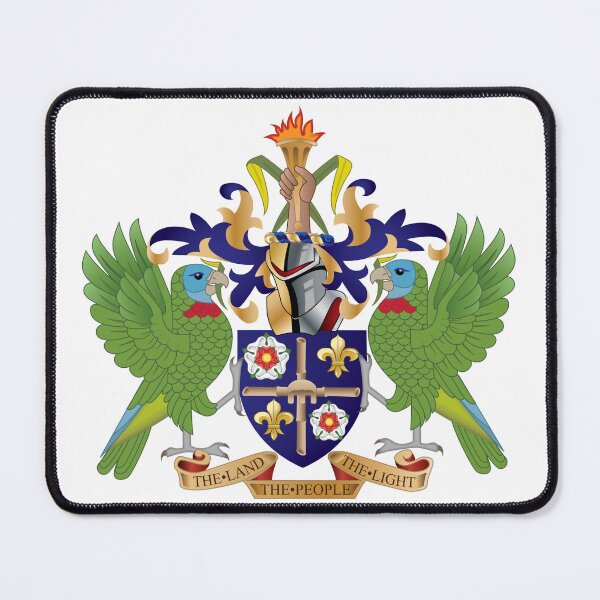 Item preview, national emblem seal of Saint Lucia  designed and sold by ak7sailor.