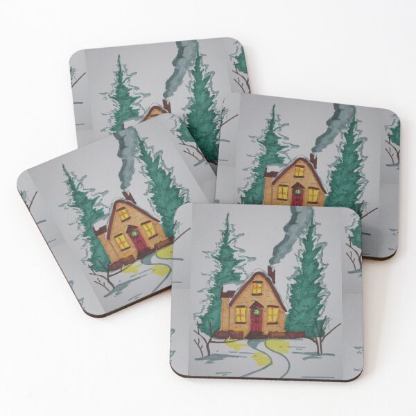 Item preview, Festive house in a snowy landscape designed and sold by Life's eye Art and photography.