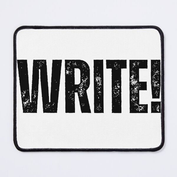 Item preview, WRITE! | Bold Minimalist Author Graphic for Writers, Poets, Teachers & Creatives designed and sold by Wooden Pants Creations.