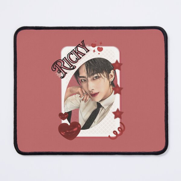 Item preview, Zerobaseone Ricky Korean Solo Artist Card Red Aesthetic Collage Design designed and sold by AJUNICE STUDIO.