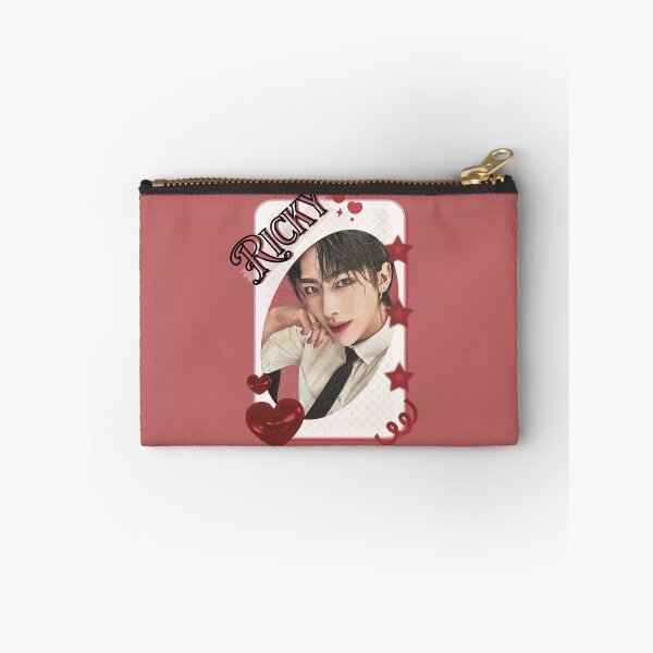 Item preview, Zerobaseone Ricky Korean Solo Artist Card Red Aesthetic Collage Design designed and sold by AJUNICE STUDIO.