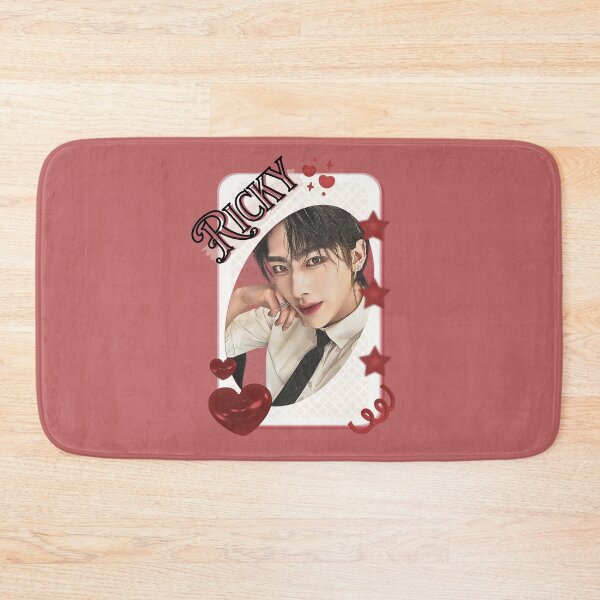 Item preview, Zerobaseone Ricky Korean Solo Artist Card Red Aesthetic Collage Design designed and sold by AJUNICE STUDIO.