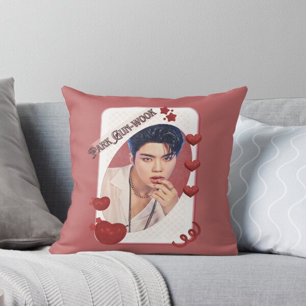 Item preview, Zerobaseone Park Gun Wook Korean Solo Artist Card Red Aesthetic Collage Design designed and sold by AJUNICE STUDIO.