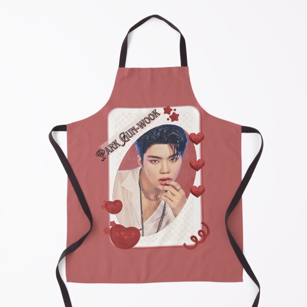 Item preview, Zerobaseone Park Gun Wook Korean Solo Artist Card Red Aesthetic Collage Design designed and sold by AJUNICE STUDIO.