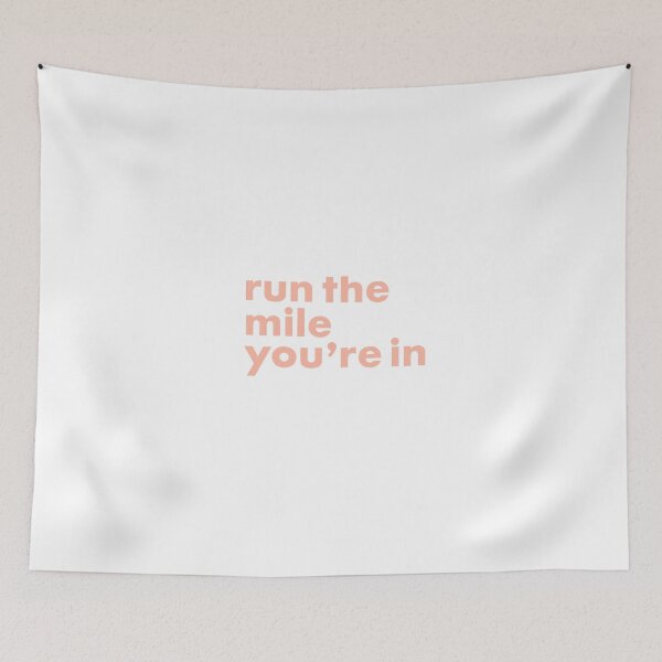 Item preview, Run the Mile You're In (Pink) designed and sold by mohepdesigns.