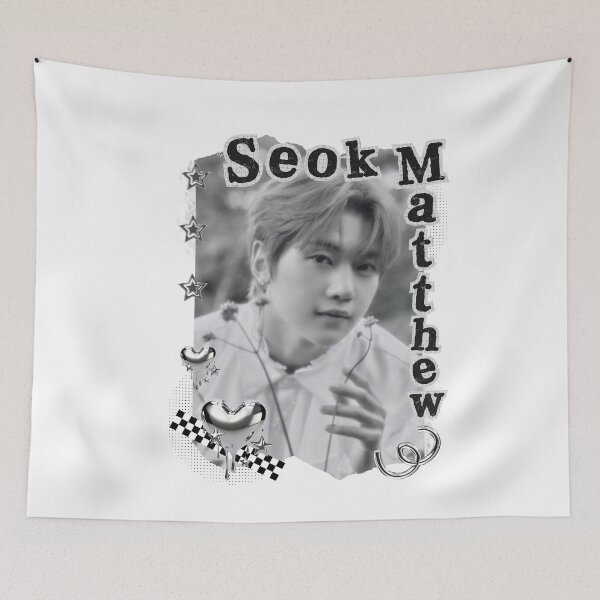 Item preview, Zerobaseone Seok Matthew Kpop Solo Artist Black and White Collage Digital Art Portrait designed and sold by AJUNICE STUDIO.