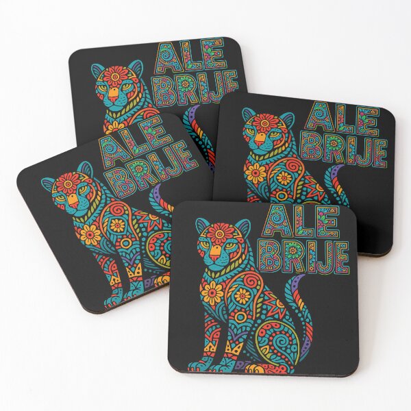 Item preview, Jaguar Alebrije with Colorful Letters designed and sold by Ahau Designs.