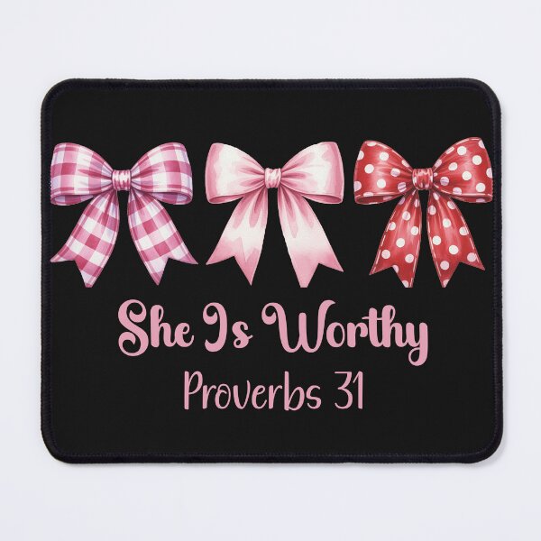 Item preview, Faith Based She Is Worthy Proverbs 3:1 designed and sold by AlienOccupation.