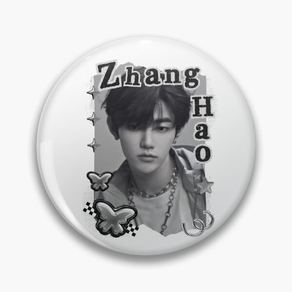 Item preview, Zerobaseone Zhang Hao Kpop Solo Artist Black and White Collage Digital Art Portrait designed and sold by AJUNICE STUDIO.