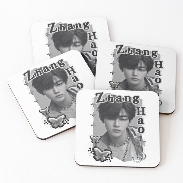 Item preview, Zerobaseone Zhang Hao Kpop Solo Artist Black and White Collage Digital Art Portrait designed and sold by AJUNICE STUDIO.