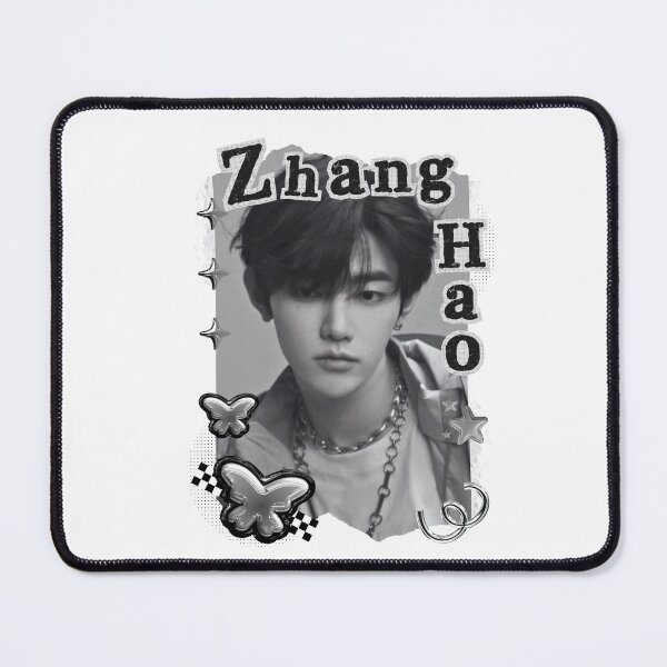Item preview, Zerobaseone Zhang Hao Kpop Solo Artist Black and White Collage Digital Art Portrait designed and sold by AJUNICE STUDIO.