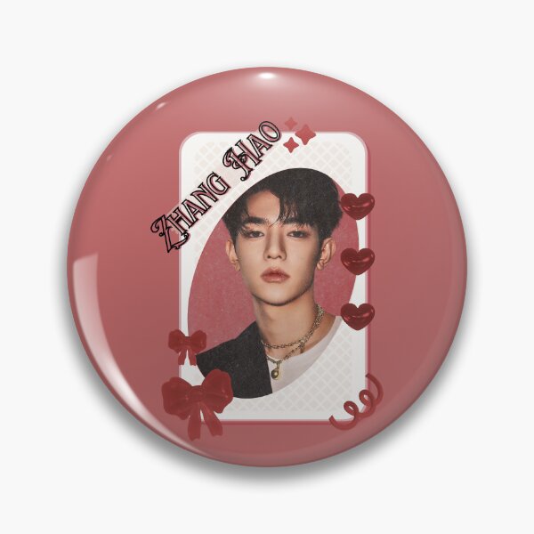 Item preview, Zerobaseone Zhang Hao Korean Solo Artist Card Red Aesthetic Collage Design designed and sold by AJUNICE STUDIO.