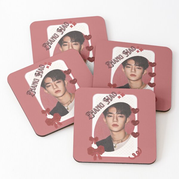 Item preview, Zerobaseone Zhang Hao Korean Solo Artist Card Red Aesthetic Collage Design designed and sold by AJUNICE STUDIO.