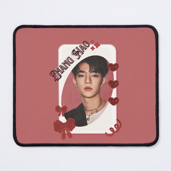 Item preview, Zerobaseone Zhang Hao Korean Solo Artist Card Red Aesthetic Collage Design designed and sold by AJUNICE STUDIO.