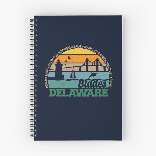 Item preview, Blades Delaware Retro Sunset Local Pride Logo  designed and sold by CRHPOD20.