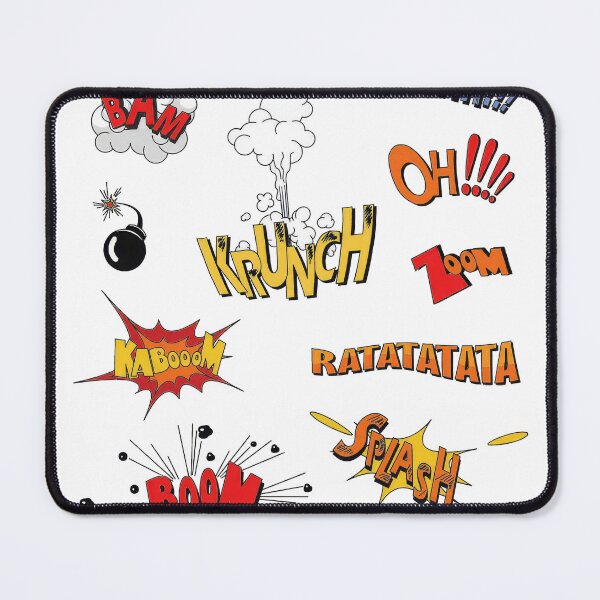 Item preview, Comic Book Sound Effects| Retro Pop Art Onomatopoeia designed and sold by ArtelPrints.