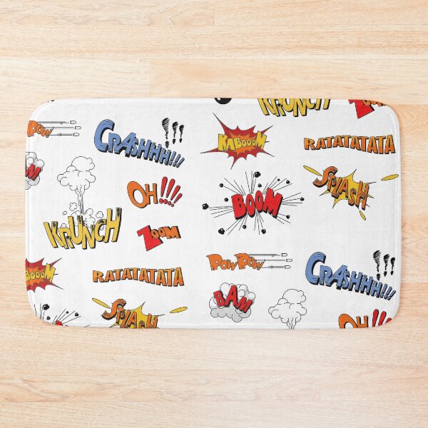 Item preview, Comic Book Sound Effects| Retro Pop Art Onomatopoeia designed and sold by ArtelPrints.