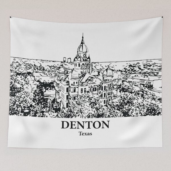 Item preview, Denton – Texas designed and sold by Lakeric Cityscapes.