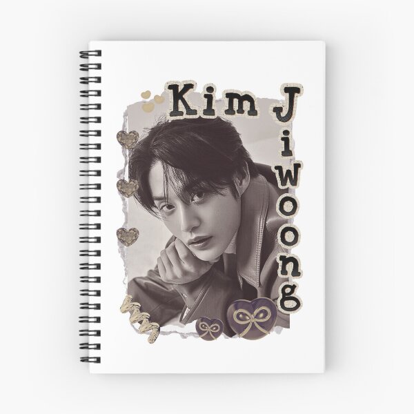 Item preview, Zerobaseone Kim Ji Woong Kpop Boy Group Scrapbook Collage Cozy Y2K Vintage Design designed and sold by HELL0WBELLO.