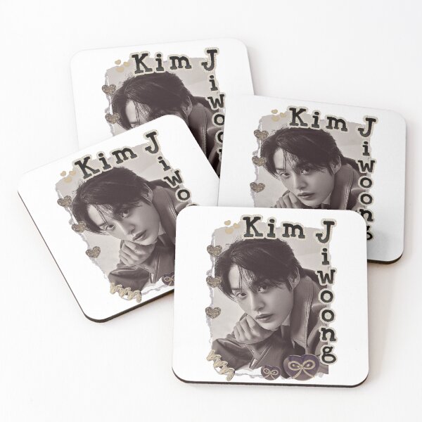 Item preview, Zerobaseone Kim Ji Woong Kpop Boy Group Scrapbook Collage Cozy Y2K Vintage Design designed and sold by HELL0WBELLO.