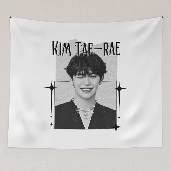 Item preview, Zerobaseone Kim Tae Rae Kpop Boy Group Scrapbook Collage Cozy Y2K Vintage Design designed and sold by HELL0WBELLO.