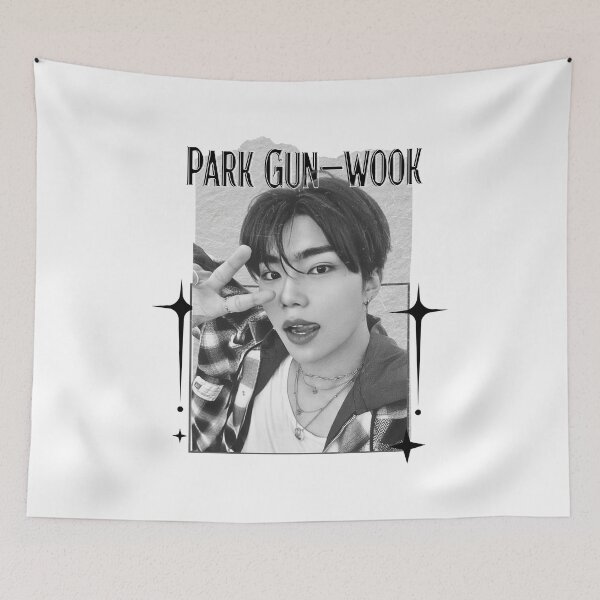 Item preview, Zerobaseone Park Gun Wook Kpop Boy Group Scrapbook Collage Cozy Y2K Vintage Design designed and sold by HELL0WBELLO.