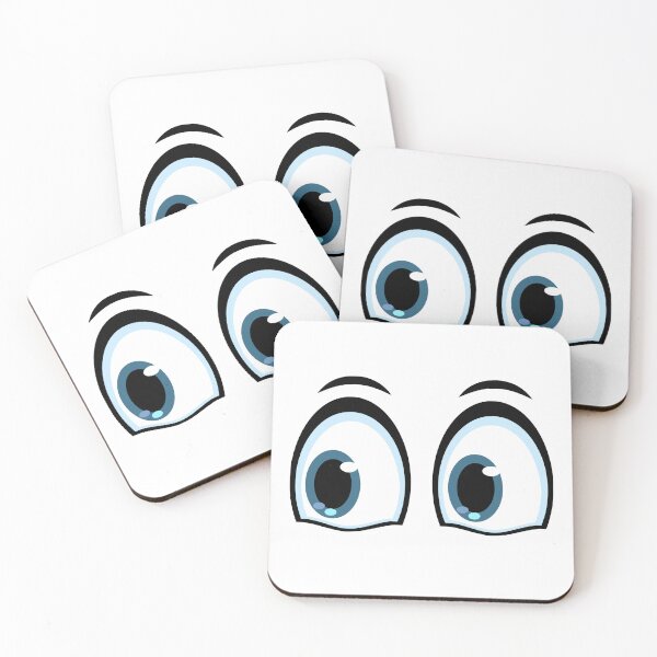 Item preview, Astonished cartoon funny eyes with panic expression designed and sold by ArtelPrints.