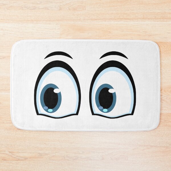 Item preview, Astonished cartoon funny eyes with panic expression designed and sold by ArtelPrints.