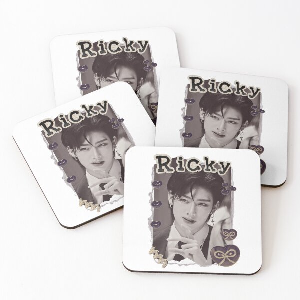 Item preview, Zerobaseone Ricky Kpop Boy Group Scrapbook Collage Cozy Y2K Vintage Design designed and sold by HELL0WBELLO.